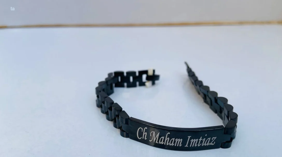 Customize Unisex Name Engrave Bracelet