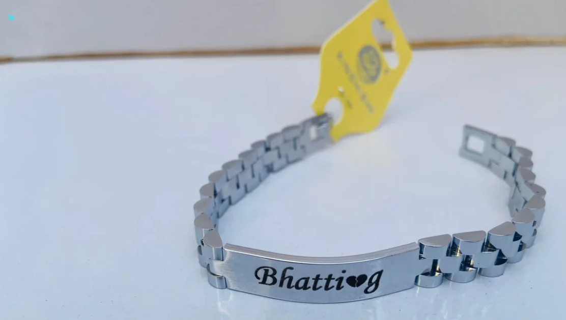 Customize Unisex Name Engrave Bracelet